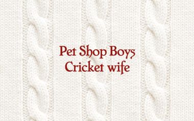 Pet Shop Boys – “Cricket Wife”