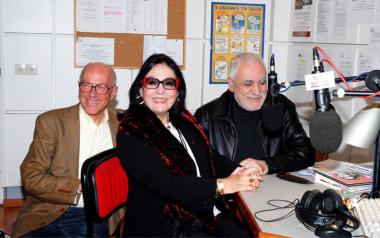 Ο Γιώργος Παπαστεφάνου και η Νάνα Μούσχουρη