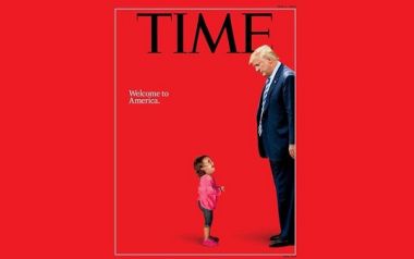 Συγκλονίζει το εξώφυλλο του περιοδικού TIME με τον Τραμπ και ένα προσφυγόπουλο που κλαίει 