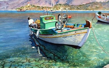 Νίκος Μοσχοβάκος: Του έρωτά μας κλίνη η θάλασσα προσκεφάλι τ’ αφρισμένα κύματα...