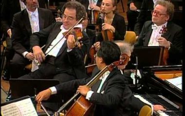 Beethoven, Triple Concierto y Fantasía Coral. Yo-Yo Ma, Perlman, Barenboim