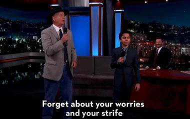 Bill Murray & Neel Sethi τραγουδούν στον Jimmy Kimmel, από την νέα ταινία της Disney “The Jungle Book”