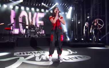 H Dua Lipa στον Jimmy Kimmel