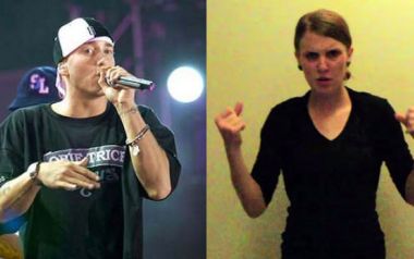 Eminem, Lose Yourself - Στην νοηματική γλώσσα... 