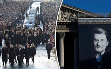 1.000.000 Γάλλοι στην κηδεία του Johnny Hallyday