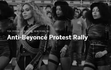 Αντι-Beyoncé διαμαρτυρία στην Νέα Υόρκη