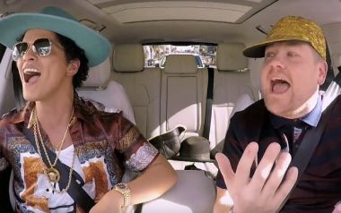 O Bruno Mars karaoke στον James Corden
