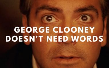 Ο George Clooney δεν χρειάζεται λέξεις- Video