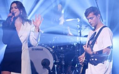 Martin Garrix, Dua Lipa (καλή φωνή) στονJimmy Fallon