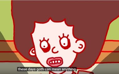 Μία σύντομη ιστορία του Goth Rock σε κινούμενα σχέδια