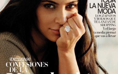 Η Kim Kardashian φωτογραφίζεται για το περιοδικό Vogue της Ισπανίας...