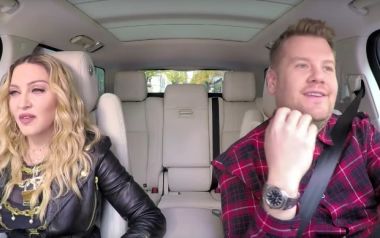 H Madonna, Karaoke στον James Corden