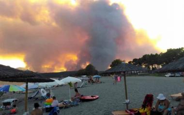 Ολονύκτια μάχη με τις φλόγες θα δοθεί στα Λαγκάδια Λακωνίας στην Ανατολική Μάνη