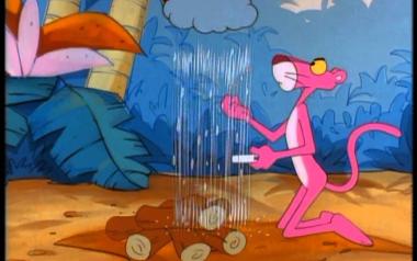 The Pink Panther in "Pink Paradise"