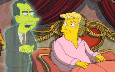 To φάντασμα του Nixon επισκέπτεται τον Donald Trump