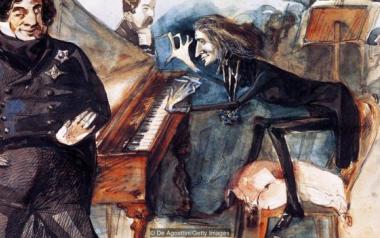 Ποιος ήταν ο πρώτος μουσικός σούπερ σταρ; o Franz Liszt