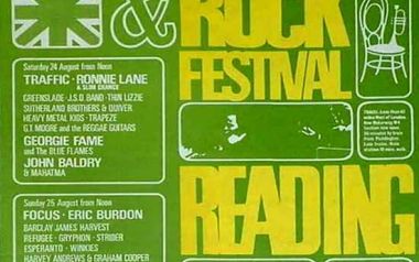 1974 ήμασταν στο φεστιβάλ του Reading