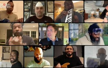 Jimmy Fallon ‘Safety Dance’ With The Roots | One World: Together At Home