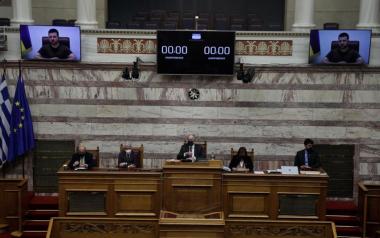 Βολοντιμίρ Ζελένσκι: Ελευθερία ή Θάνατος λέμε και εμείς σήμερα, ο λόγος του στην Ελληνική βουλή