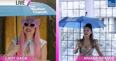 Η Lady Gaga και η Ariana Grande λένε τον καιρό 