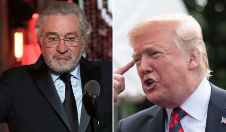 Ο Trump απαντά στις δηλώσεις του De Niro:«Ελπίζω να ήταν μεθυσμένος από τις γροθιές»...