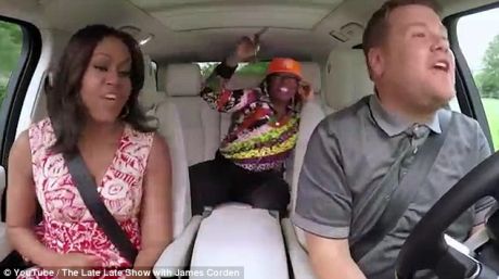 H Michelle Obama στον James Corden