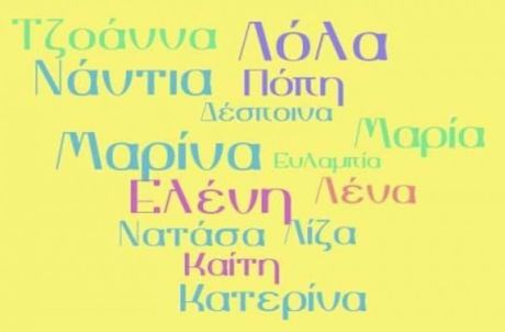 Ποιο όνομα σε τραγούδι σας έχει κάνει την μεγαλύτερη εντύπωση;