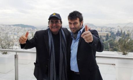 Γιάννης Πλούταρχος & Al bano Carrisi - VA PENSIERO στο Σαν Ρέμο τραγουδούν Βέρντι