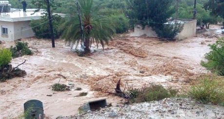 Καταστροφές από την κακοκαιρία στη Κρήτη