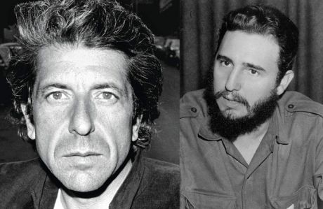 Η μουσική  σχέση του Leonard Cohen με τον Fidel Castro