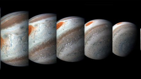 NASA: Εντυπωσιακές φωτογραφίες του Juno από τον πλανήτη Δία