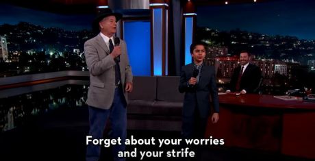 Bill Murray & Neel Sethi τραγουδούν στον Jimmy Kimmel, από την νέα ταινία της Disney “The Jungle Book”