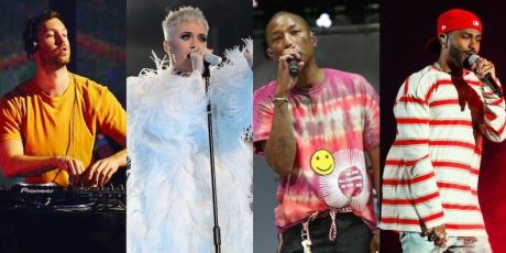 Feels- Calvin Harris (ft. Pharrell Williams, Katy Perry, Big Sean