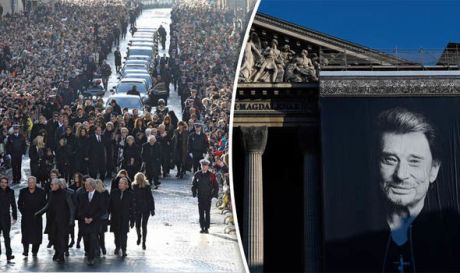 1.000.000 Γάλλοι στην κηδεία του Johnny Hallyday