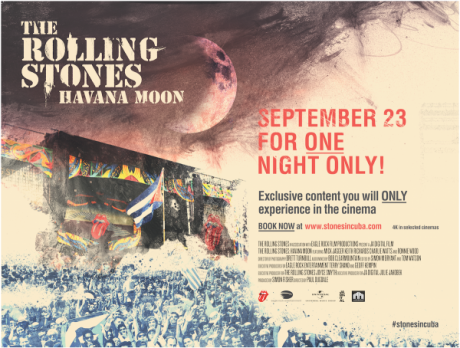 Havana Moon για μια βραδιά στα σινεμά η εμφάνιση των Rolling Stones στην Κούβα