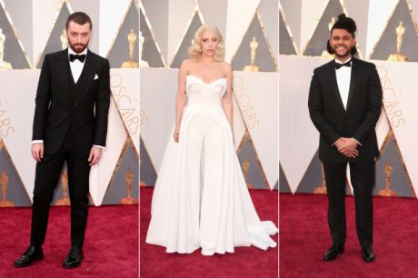 Lady Gaga, The Weeknd, Sam Smith & Diane Warren στο κόκκινο χαλί των όσκαρ...