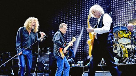 Οι Led Zeppelin τον Δεκέμβρη 2007 στο Λονδίνο