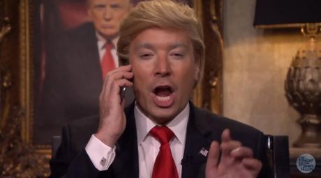 O Jimmy Fallon υποδύεται τον Donald Trump