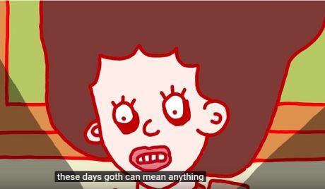 Μία σύντομη ιστορία του Goth Rock σε κινούμενα σχέδια