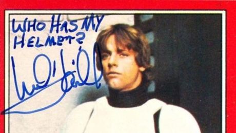 Αυτόγραφα του Mark Hamill με ιδιαίτερο στυλ... 