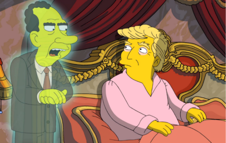 To φάντασμα του Nixon επισκέπτεται τον Donald Trump