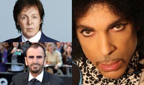 Paul McCartney και Ringo Starr  αποτίουν φόρο τιμής στον Prince