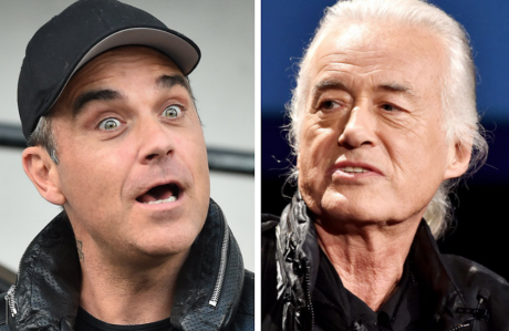 O Robbie Williams παίζει στο σπίτι του μουσική αντιπάλων των Led Zeppelin για να την 'σπάσει' στον γείτονα του Jimmy Page 