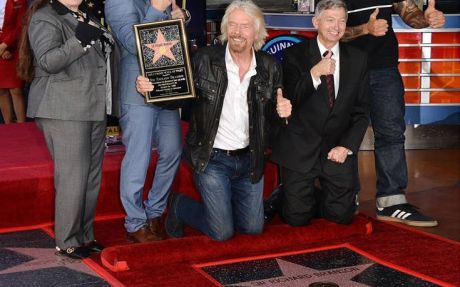 Δικό του αστέρι ο Ρίτσαρντ Μπράνσον στην Λεωφόρο της Δόξας Hollywood Boulevard