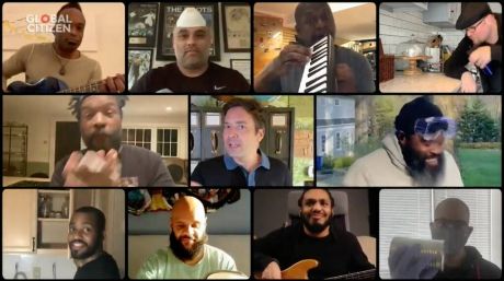 Jimmy Fallon ‘Safety Dance’ With The Roots | One World: Together At Home