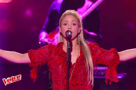 H Shakira στο Γαλλικό The Voice