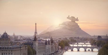 Τι θα γινόταν εάν τα σκάφη των Starwars έπεφταν στις πόλεις μας...;