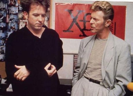 David Bowie and Robert Smith
