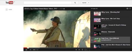 Συμφωνα με το Vevo τα 10 πιο πολυπαιγμενα βιντεο για το 2013