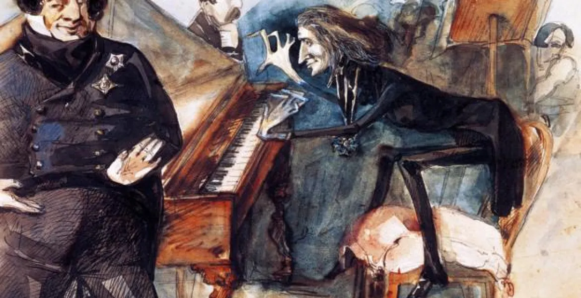 Ποιος ήταν ο πρώτος μουσικός σούπερ σταρ; o Franz Liszt